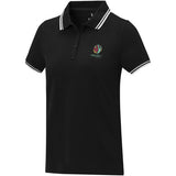 Amarago short sleeve women's tipping polo