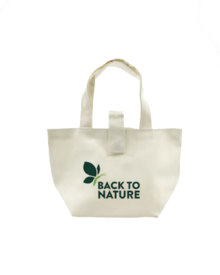 8 oz Bleached Laminated Cotton Bag