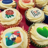 Branded Logo Cupcakes