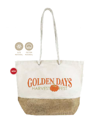 Jute and Cotton Beach Bag