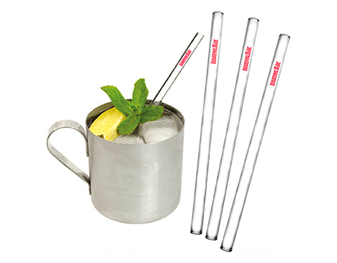 Arctic Glass Drinking Straws