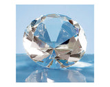 Barnard 8cm Optical Crystal Clear Diamond Paperweights