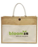 Jute Bags with Cotton Sides