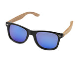 Boardwalk RPET Wood Mirrored Polarised Sunglasses
