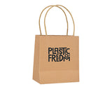 Brookvale Small Twist Handled Recyclable Paper Bags - Natural