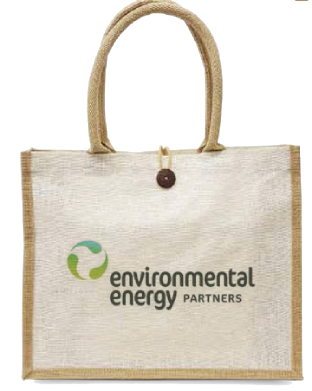 Promotional Jute Bag with Button