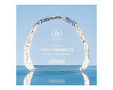 Harrogate 12cm Optical Crystal Ice Block Paperweights