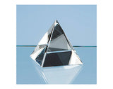 London 5cm Optical Crystal 4 Sided Pyramids