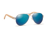 Miramar Aviator Sunglasses With Pouch