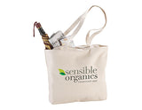 Andante Premium Zippered Cotton Shoppers