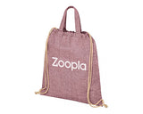 Cross Fell Heavyweight Recycled Drawstring Tote Bags