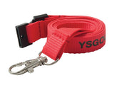 15mm Flat Polyester Lanyards