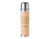 Sherwood 400ml Bamboo Stainless Steel Vacuum Flasks