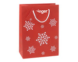 Snowflake Medium Festive Paper Gift Bags