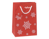 Snowflake Small Festive Paper Gift Bags