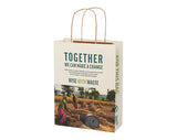 Stockley Agricultural Waste Twist Handled Paper Bags - Medium