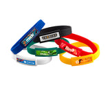 Domed Silicone Wristbands
