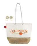 Jute and Cotton Beach Bag