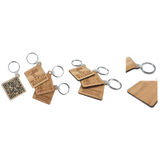 Customized Bamboo Keychains