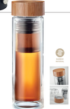 Glass and Bamboo Flask