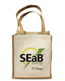 Jute Bags with Cotton Sides