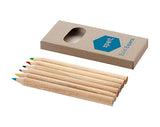 Arizona Mini 6 Piece Coloured Pencil Sets