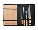 Beverly Bamboo 4 Piece Barbecue Grill Sets