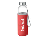 Cologne Glass Drinking Bottle With Neoprene Pouch