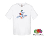 Fruit Of The Loom Sofspun Boys T-Shirts - White