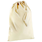 Extra Large Cotton Stuff Drawstring Bag