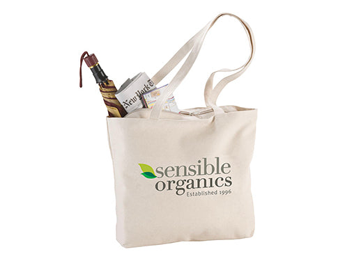 Andante Premium Zippered Cotton Shoppers