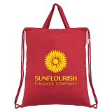 Recycled Cotton Drawstring Bag