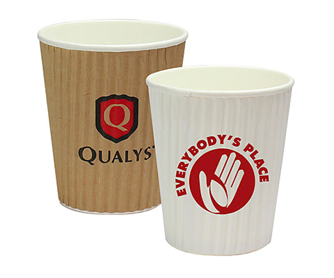 Rippled Java Paper Cups - 230ml – Promo for Business